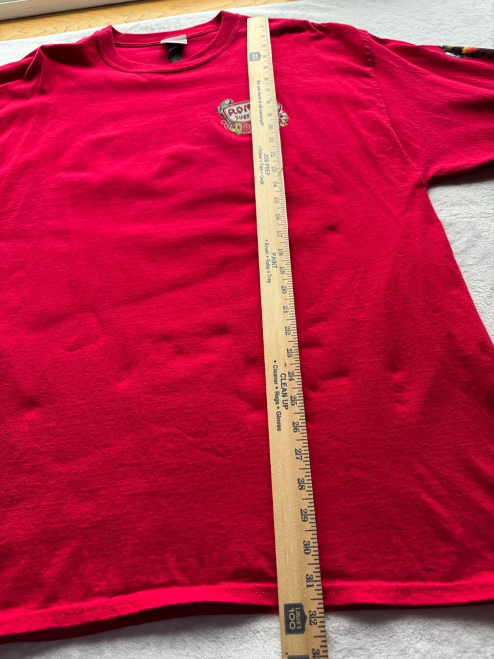 Ron Jon Red Surf Shop Graphic Long Sleeve Tee UNISEX XXL GRAPIC’s on BACK&SLEEVE - Picture 10 of 13